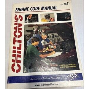 Chilton's Engine Code Manual  P/N 8851  -  1995  Paperback